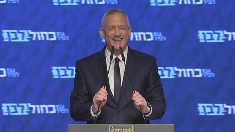 גנץ: "ניצחנו, אהיה ראש הממשלה של כולם"